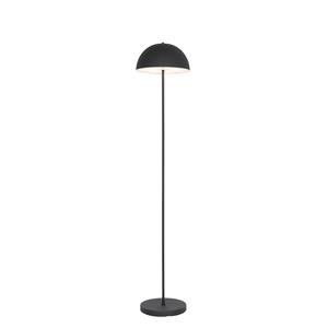 QAZQA Buiten vloerlamp mushroom zwart oplaadbaar 3-staps dimbaar -