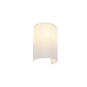 QAZQA Moderne wandlamp wit - Simple Drum Jute