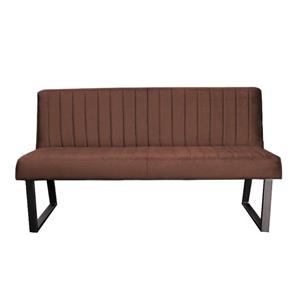 HomingXL Eetkamerbank - Hengelo - stof Element donkerbruin 25 - 140 cm