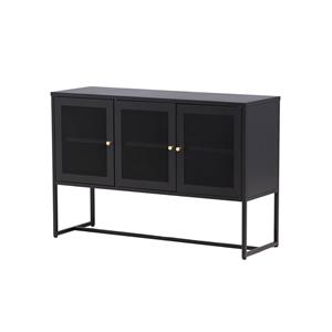 Nest living Sita metalen dressoir zwart - 120 x 80 cm