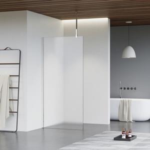 Fortifura Galeria inloopdouche - 50x200cm - mat glas - plafondarm - chroom SW797922/SW797904/SW804541