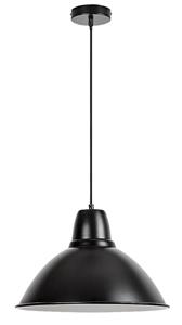 Rabalux - 72013 Hängeleuchte wilbour Metall schwarz weiß E27 1 x max.40W H:120cm Ø36cm dimmbar