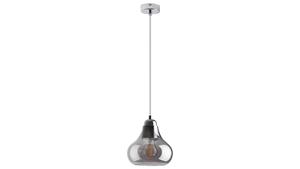 Rabalux 7976 Pendelleuchte Jezabel Metall u. Glas chrom/ getöntes Glas B:18cm H:120cm