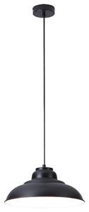 Rabalux - 5308 Hängeleuchte dragan Metall mattschwarz E27 1x max 40W H:120cm Ø31cm dimmbar