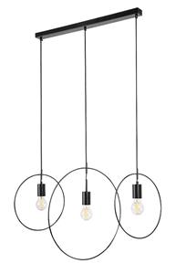 Rabalux - 72019 Hängeleuchte dilara Metall mattschwarz E27 3 x max.40W L:86cm H:150cm dimmbar