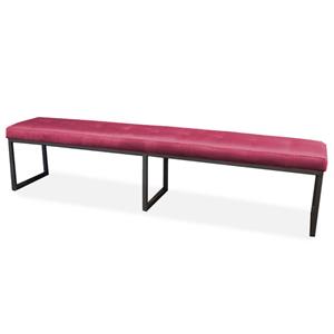 HomingXL Eetkamerbank - Atlanta - stof Element fuchsia 19 - 16 cm