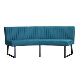 HomingXL Eetkamerbank - Oval - geschikt voor ovale tafel 200 cm - stof Element azure 21