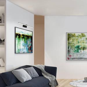 Rabalux 78002 Einbauleuchte GATEN Metall/Kunststoff schwarz Acryl weiß LED 12W 3000K L:59cm B:15.5cm