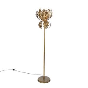 qazqa Vintage Stehlampe Gold - Botanica Simplo - Gold/Messing