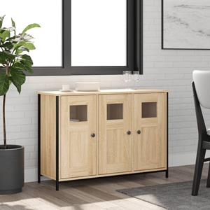 VidaXL Dressoir 100x35x70 cm bewerkt hout sonoma eikenkleurig