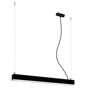 sollux Integrated led 65cm Linear Straight Bar Pendant Light Black 4000K Integrierte led 65cm Linear Straight Bar Pendelleuchte Schwarz 4000K