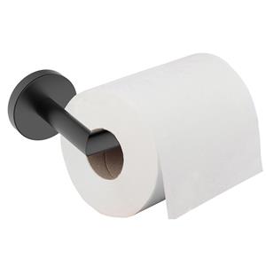 Boss & Wessing Toiletrolhouder BWS Antonia Met Vaste Arm Mat Zwart