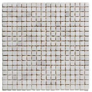 The Mosaic Factory Natural Stone vierkante mozaïek tegels 30x30 cararra anticato