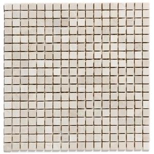 The Mosaic Factory Natural Stone vierkante mozaïek tegels 30x30 botticino anticato