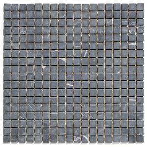 The Mosaic Factory Natural Stone vierkante mozaïek tegels 30x30 nero anticato