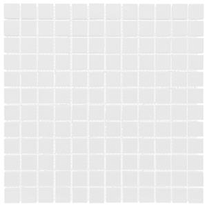 The Mosaic Factory Tegelsample:  Barcelona vierkante mozaïek tegels 30x30 wit mat