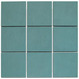 The Mosaic Factory Tegelsample:  Kasba mozaïek 10x10cm blauw mat