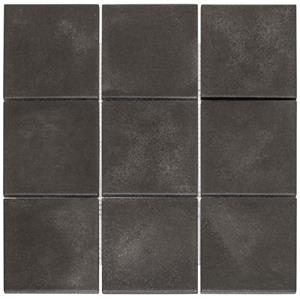 The Mosaic Factory Tegelsample:  Kasba mozaïek 10x10cm zwart mat