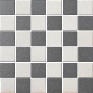 The Mosaic Factory Tegelsample:  London vierkante mozaïek tegels 31x31 chessboard super wit