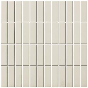 The Mosaic Factory Tegelsample:  London mozaïek tegels 30x30 rechthoek wit