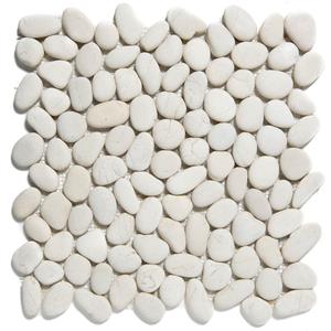 The Mosaic Factory Tegelsample:  Natural Stone marmer mozaïek tegels 31x30 ivory
