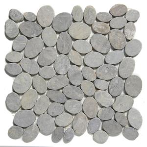 The Mosaic Factory Tegelsample:  Natural Stone marmer mozaïek tegels 31x30 grijs