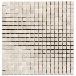 The Mosaic Factory Tegelsample:  Natural Stone vierkante mozaïek tegels 30x30 botticino anticato