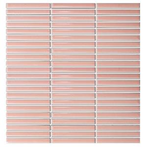 The Mosaic Factory Tegelsample:  Sevilla mini vinger mozaïek tegels 28x31 roze