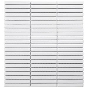 The Mosaic Factory Tegelsample:  Sevilla mini vinger mozaïek tegels 28x31 wit