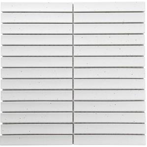 The Mosaic Factory Tegelsample:  Sevilla smalle vinger 2cm mozaïek tegels 30x30 stracciatella