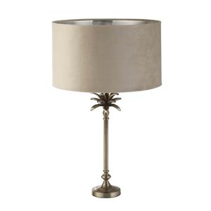 Searchlight Tafellamp Palm goud met crème kap EU81210TA