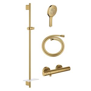 GROHE Grohtherm thermostatische doucheset smartactive rond cool sunrise geborsteld sw98748/SW862663/sw472279/sw472417/
