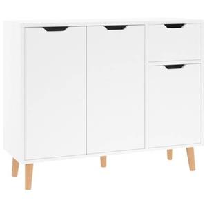 VidaXL Dressoir Hoogglans wit