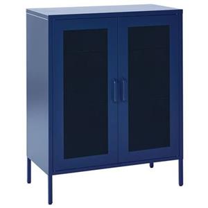 Beliani WAKATIPU - Sideboard - Blauw - Staal