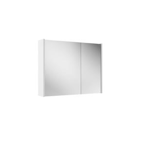 Adema Spiegelkast - 80x63x16cm - inclusief zijpanelen - mat wit SW812067/SW812070