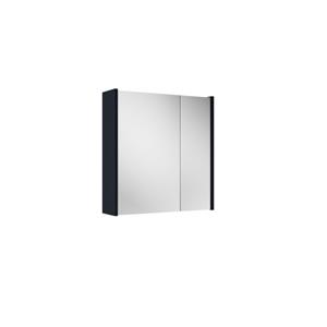 Adema Spiegelkast - 60x63x16cm - inclusief zijpanelen - mat marine blauw SW1212815/SW892635