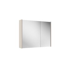 Adema Spiegelkast - 80x63x16cm - inclusief zijpanelen - cotton (beige) SW1212816/SW892634