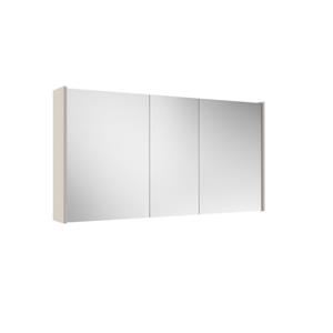Adema Spiegelkast - 120x63x16cm -inclusief zijpanelen - cotton (beige) SW1212818/SW892634