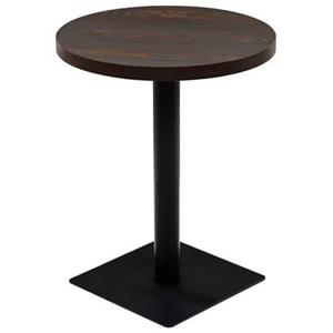 VidaXL Eettafel Donker essen Ã 60 x 75 cm