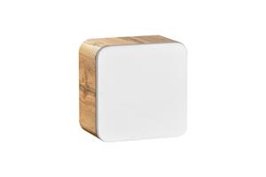Aruba White 831 FSC kleine kast 68x35cm eiken/wit