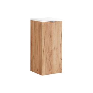 Comad Capri Oak 811A FSC kolomkast 80x35cm met wasmand eiken