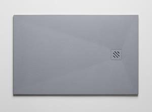 Resigres Zero douchebak 120x75cm grijs mat composiet