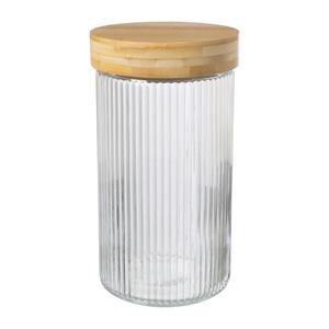 Xenos Voorraadpot met bamboe deksel - 1.5 liter