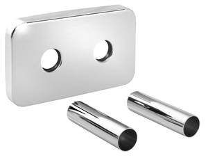 Bruckner Wicher afdekrozet 12x7cm chroom