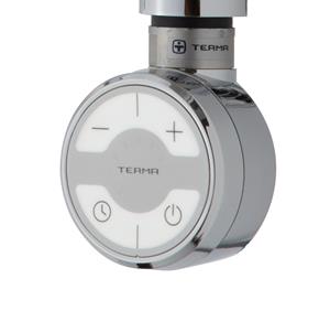 TVS Design EL 300 radiator thermostaat met timer chroom 300W