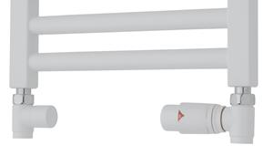 TVS Design Valves 210 aansluitset recht wit