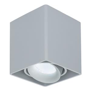 HOFTRONIC™ Dimbare LED Opbouwspot plafond Esto Grijs incl. GU10 spot 5W 6000K IP20 kantelbaar
