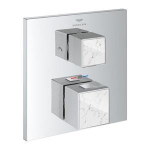 Grohe Grohtherm cube afdekset thermostaat m/omstel white attica 24429000