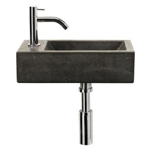 Boss & Wessing Fonteinset Compleet | Hardsteen | Hiroko 40x23x11 cm | Links | Chroom