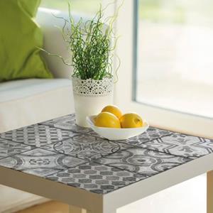 Transform Zelfklevende Decoratiefolie Tile Nero 45x150 Cm